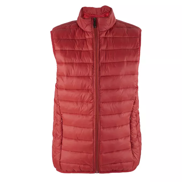 Men’s Solid Full Zip Puffer Vest - Style #MV805 - $10.90/Unit MINIMUM 12 PCS - PLEASE SEE DESCRIPTION - S-2XL — Wine