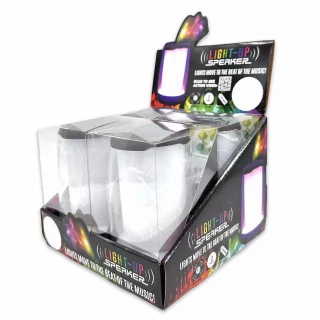 Wireless Speaker with Rgb Lights - 4 Pieces Per Retail Ready Display 24543