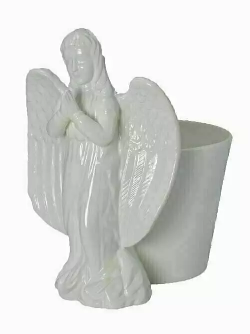 CPX2016 – Large ceramic angel w/planter (holds 6” pot) -Min 6 pcs – case 6 Pcs.