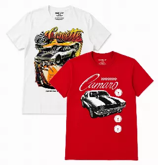 GM CHEVY ASSORTED T-SHIRTS