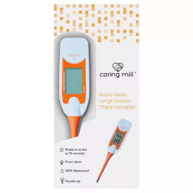 Wholesale Lot Of 1,152 Caring Mill Rapid Read Display Thermometers – UPC 810025921101 – MSRP $13.99 Each – Your Price Is Only $1.50 Each