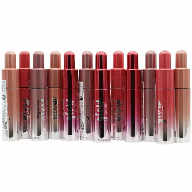 Revlon Kiss Glow Lip Oil Assorted - Liquidation 12 Units (REV-KISSG)
