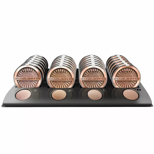 Revers Cosmetics Bronze & Shimmer Powder - Wholesale Display 24 Units (RVBSHIM)