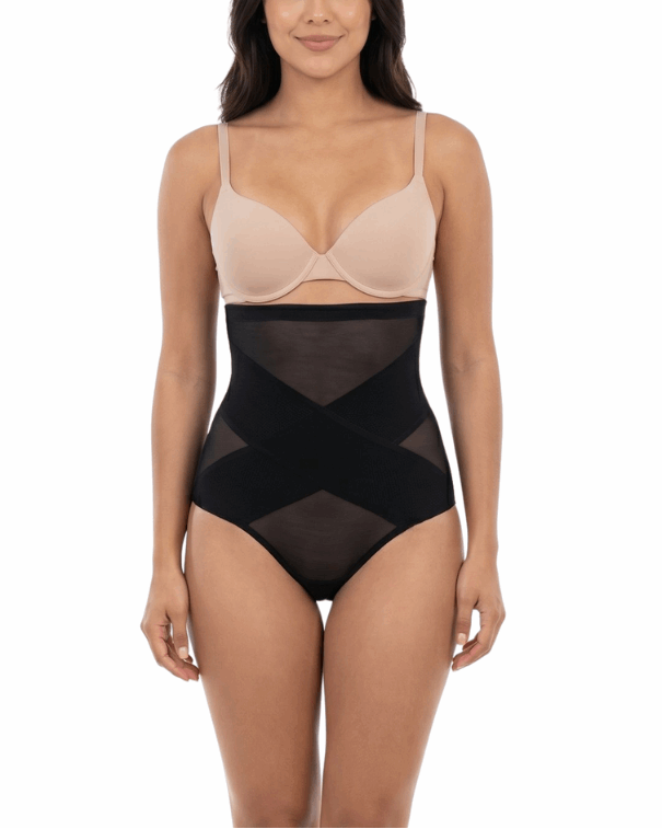 Mira Brief Shapewear — Black / L