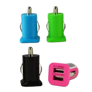 Car Charger Dual Port USB 2.1 Amp - 18 Pieces Per Pack 20533