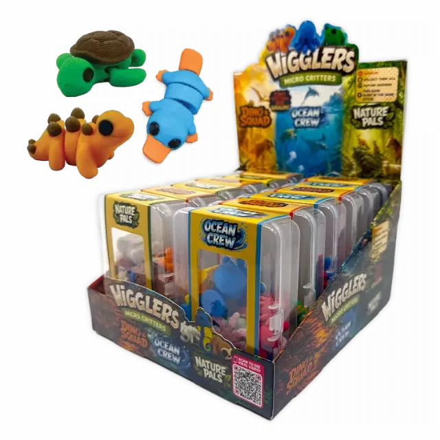 Wigglers Micro Critters - 12 pieces Per Retail Ready Display 26861