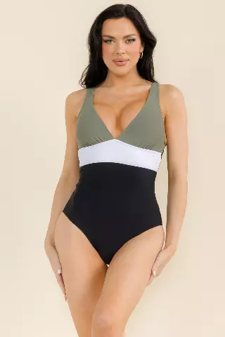 P2402 Modern Colorblock One Piece