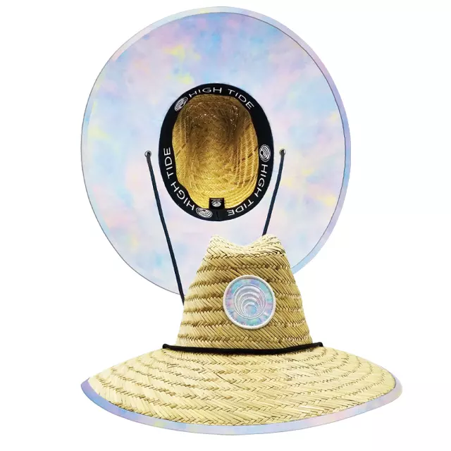 HIGH TIDE TIE DYE PASTEL YOUTH STRAW HAT