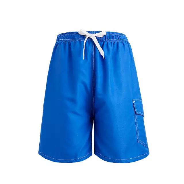 Men's solid black swim trunks with drawstring- Style #MP600-$5.90/Unit - 24pcs/cs - PLEASE SEE DESCRIPTION — Royal