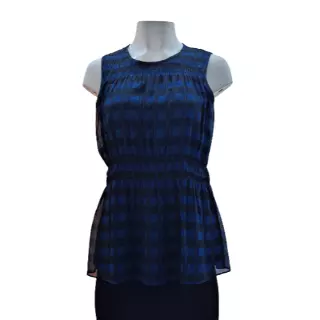 Club Monaco Geo Print Top Navy Print lot · 10 · new