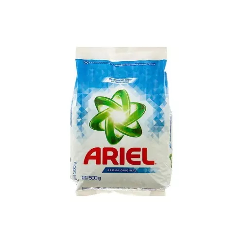 Ariel Powder Laundry Detergent, Original Scent, 500g – Case Pack of 24
