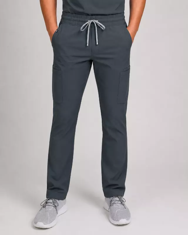 Alexander | 10-Pocket Straight Leg Pant — Dark Storm / XS