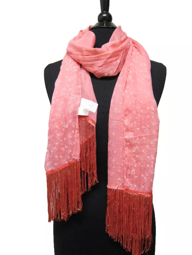 JC315 Tassel Spring Scarf — Pink