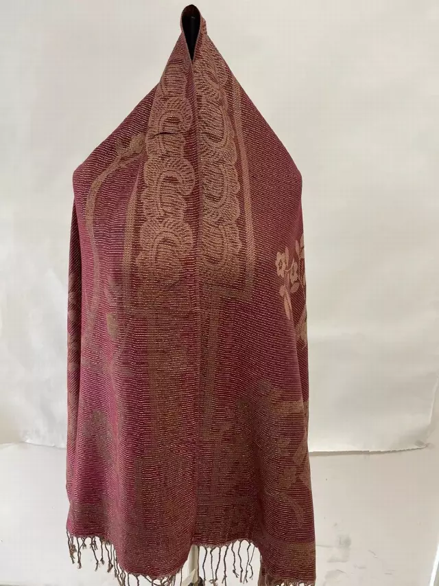 127 metalic pashmina