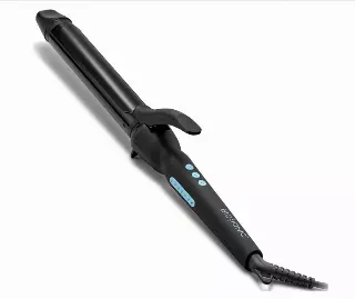 Bio Ionic Long Barrel 1.25″ Curling Iron for Long Hair, Adjustable Heat