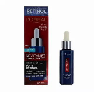 L’Oreal Paris Revitalift Derm Intensives Night Serum, 0.3% Pure Retinol, 1 fl oz
