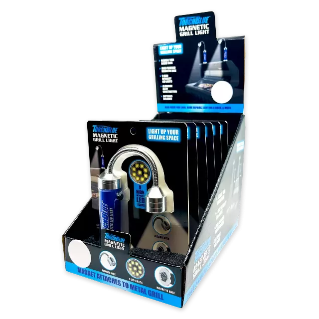 LED Grill Light with Magnetic Stand - 6 Pieces Per Retail Ready Display 23848