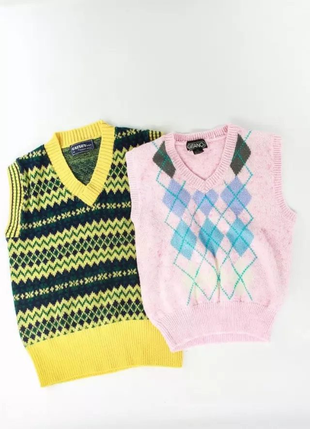 Vintage Men's Sweater Vest Mix of 10 - Ready to Ship