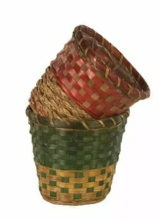 MSX1008-7 – 2 asst. style 7” Holiday pot sewn-in- liner-Min 12- Case Pk. 72
