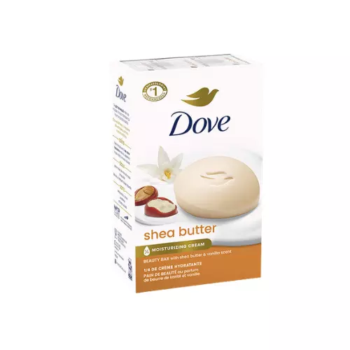 Dove Shea Butter Beauty Bar 3.75oz 6 Count – Case Pack 12
