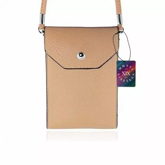 Crossbody Cell Phone Bag — Khaki