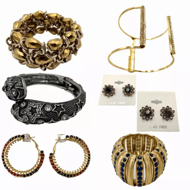 Assorted Costume Jewelry lot · 1000 · Bracelets & Earrings