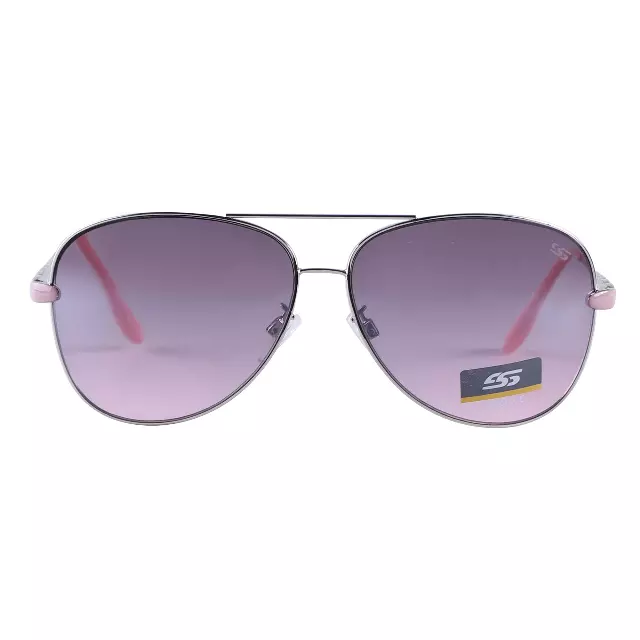 Classic Metal Aviator Sunglasses with Gradient Lenses and Unique Detailed Temples SS8054