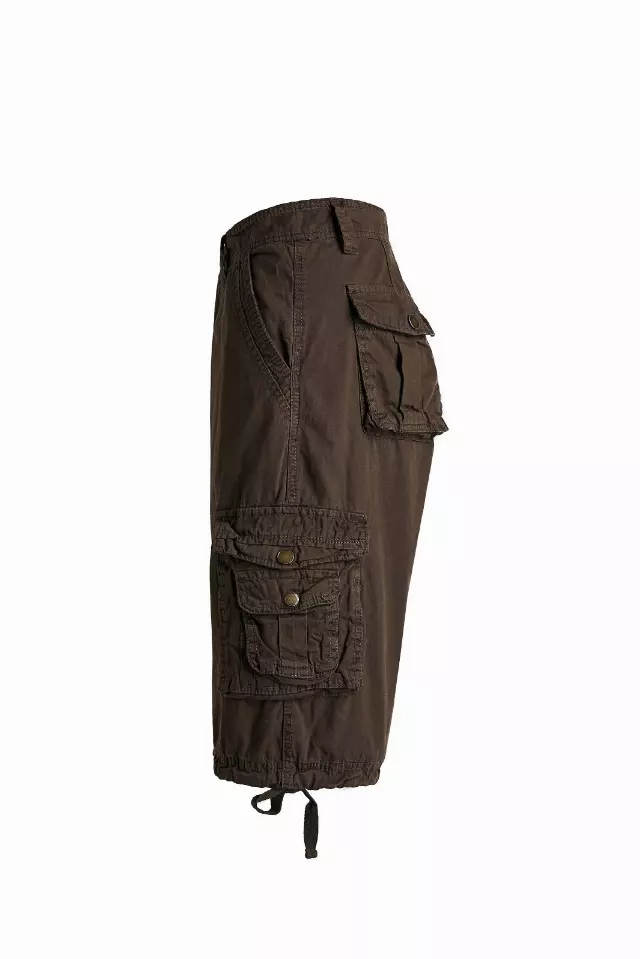 Men's Twill Cargo Shorts-Style #MP411- $10.90/ Unit - 24PCS/CASE - PLEASE SEE DESCRIPTION — Brown
