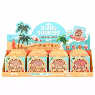 Romantic Beauty Oahu Sunrise Shimmer Bronze - Wholesale Display 24 Units (0940)