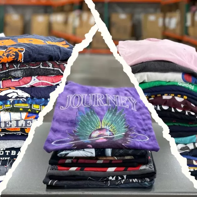 Pick 3 Custom 50lb T-Shirt Bale — Rock / Music / Pro Sports / Branded