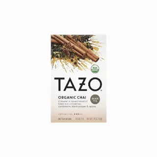 TAZO Organic Chai Black Tea – 6 Packs of 24ct Bags