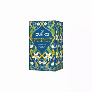 Pukka Chamomile Vanilla and Manuka Honey Tea (4 Pack, 20ct)