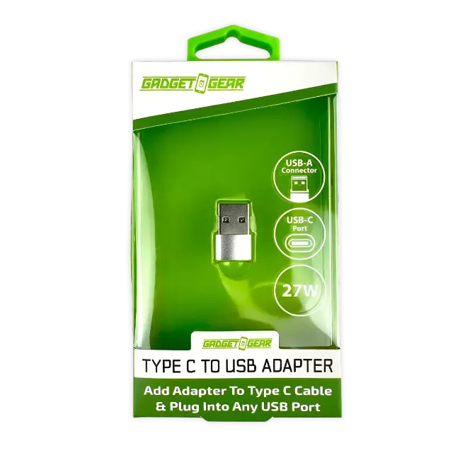 Charging Adapter USB-C to USB Converter - 3 Pieces Per Pack 25786