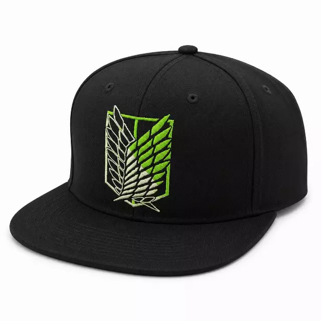 ATTACK ON TITAN SURVEY CORPS LOGO SNAPBACK HAT