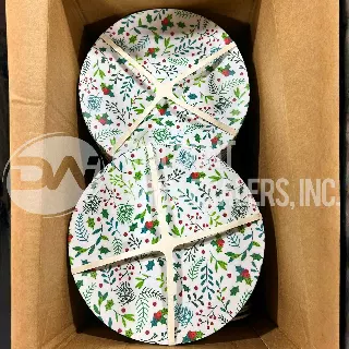 Christmas Holiday Winter Melamine Dinner Plates · 156 pcs · 10.5-inch