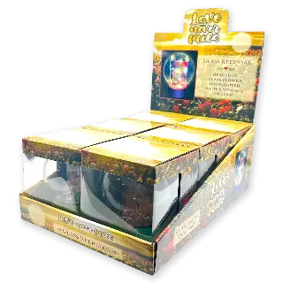Glass Globe Keepsake - 6 Pieces Per Retail Ready Display 23741