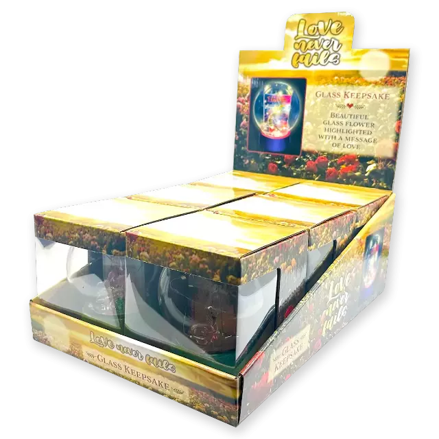 Glass Globe Keepsake - 6 Pieces Per Retail Ready Display 23741