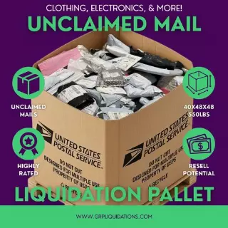 Unclaimed Mail Pallet · mixed · as received