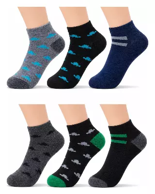 Boys' Socks #3165M (Dozen) — Assorted / Sock Size 10-13
