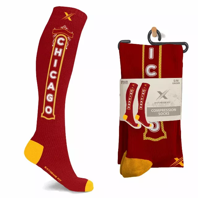 CHICAGO COMPRESSION SOCKS — Large/XL
