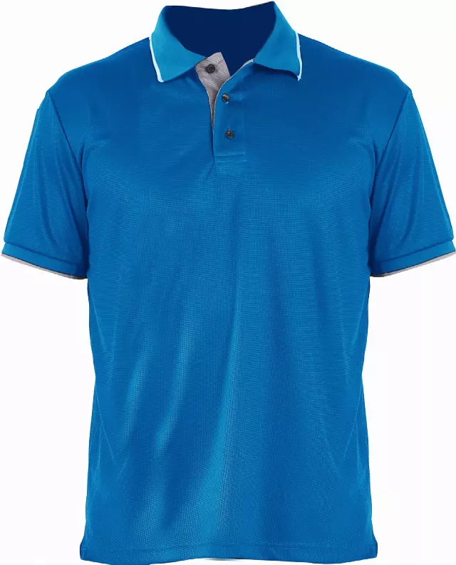 Men's Waft Series Polo-Plus Size- Style #MS015X- $7.90/Unit MINIMUM 24 PCS - PLEASE SEE DESCRIPTION - 3XL-5XL — Blue