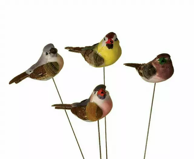 DP1004 – 4” Bird pick on a wire “dz” Min 1 dz – Case 72 Dozen