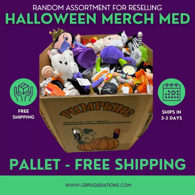 Halloween Med Pallet – FREE SHIPPING
