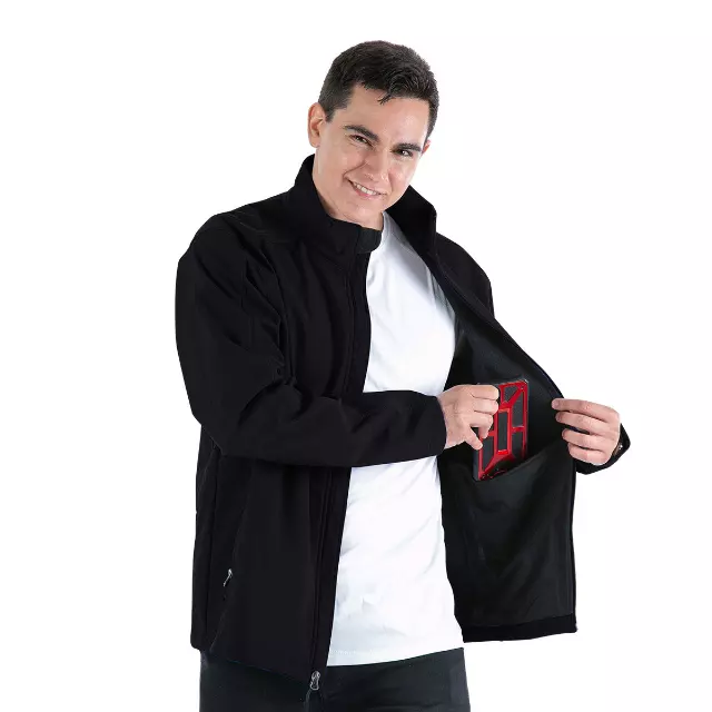 Men's Jacket- Style #MFJ154- $16.50/Unit MINIMUM 12 PCS- PLEASE SEE DESCRIPTION - S-3XL — Black