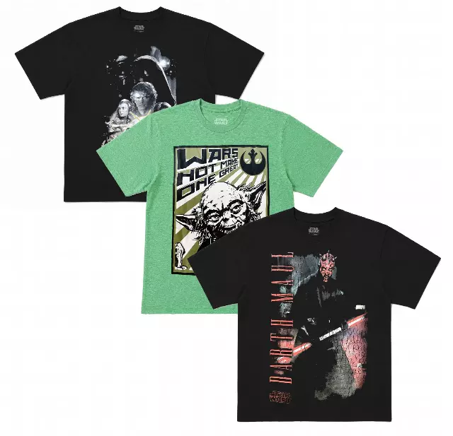 ASSORTED DISNEY STAR WARS T-SHIRTS MULTI