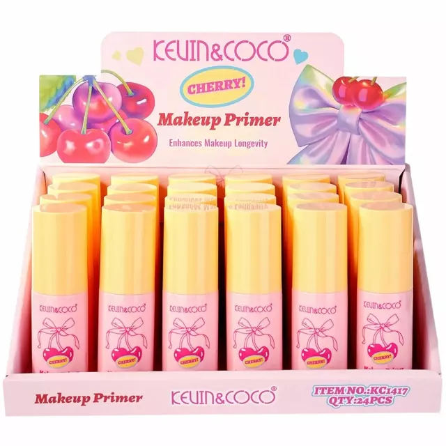 Kevin & Coco Cherry Makeup Primer - Wholesale Display 24 Units (KC1417)