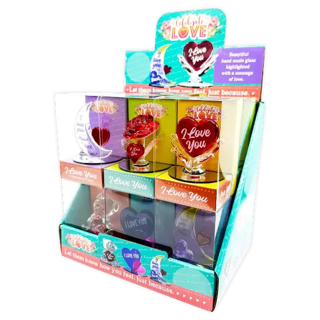 Glass Mini Keepsake - 12 Pieces Per Retail Ready Display 25047