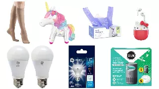 Hello Kitty, GE, smpl drugstore daily essentials & home goods lot · 140 units