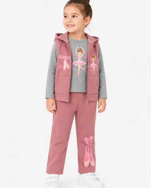 Girls' 3PC Fleece Set #T18