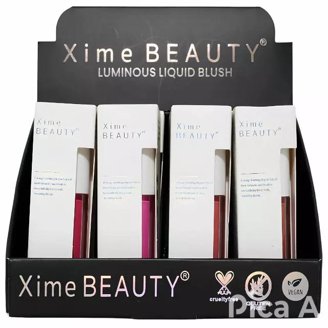 Xime Beauty Luminous Liquid Blush - Wholesale Display 12 Units (XB-100)